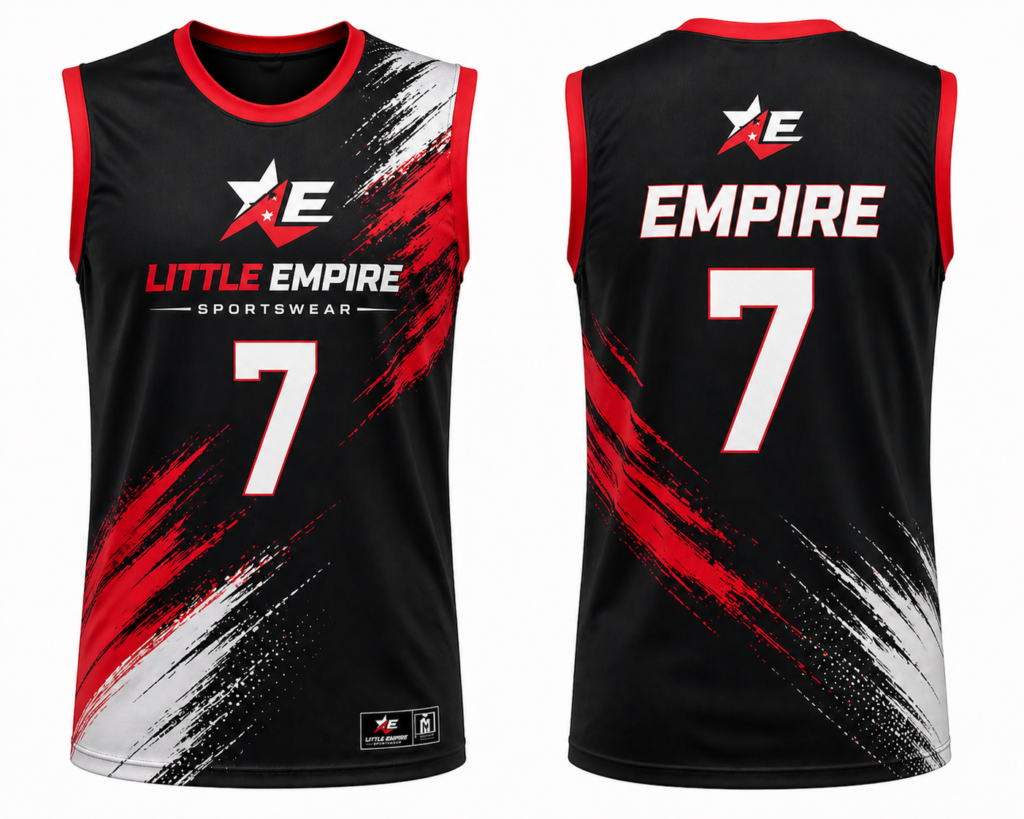 7v7 practice jersey blue sublimation front and back view custom football training jersey