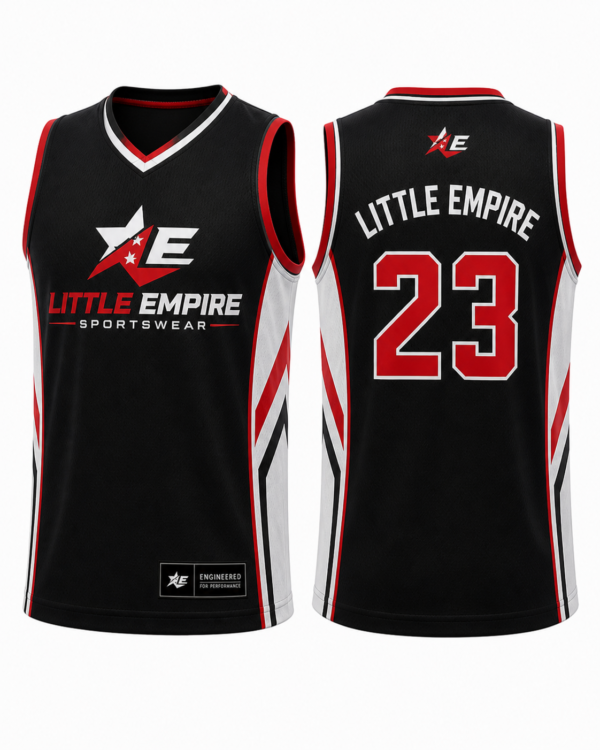 Basketball coach jersey front and back view professional sportswear