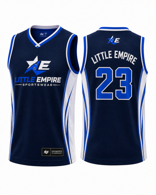 Basketball coach jersey front and back view professional sportswear