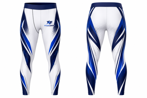 Gym leggings front and back view custom fitness wear