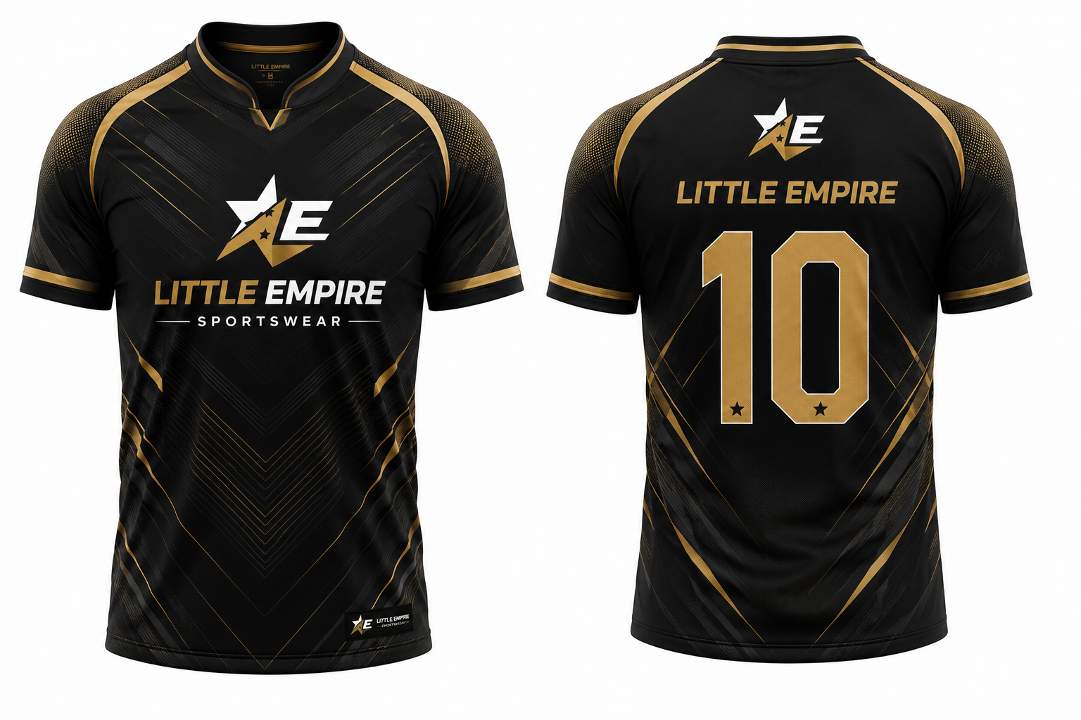 Custom soccer jersey front and back view professional football sportswear